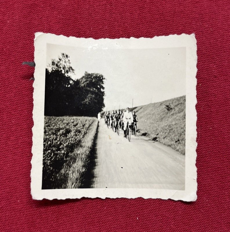 WW2 WWII Original German Military wartime photo Wehrmacht Bicycle Brigade