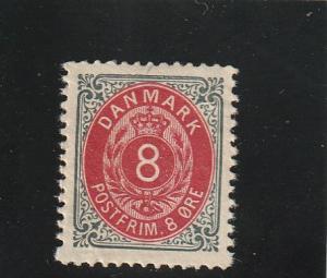 Denmark  Scott#  44  MH