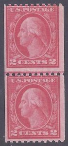 Scott #450 Mint Line Pair LH OG Fine