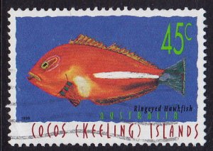 Cocos Islands - 1996 - Scott #307 - used - Fish