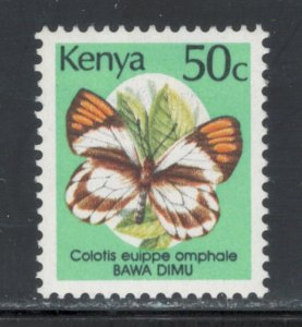 Kenya 1988 Colotis Euippe Omphale Butterfly 50c Scott # 427 MH