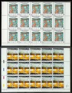 MEXICO (189) Partial Sheets 4350+ Stamps All Mint Never Hinged Huge selection!