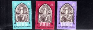 BARBUDA #33-35 1969 EASTER MINT VF NH O.G