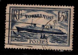 FRANCE Scott 300U sed 1936  Normandie  ship,