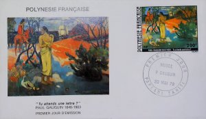 1979 FDC Painter Artists French Polynesia Gauguin 20740-