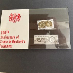 1965 700th Anniv de Montfort's Parliament Presentation Pack Original Cellophane