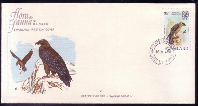 Swaziland FDC SC# 427 Bearded Vulture L343