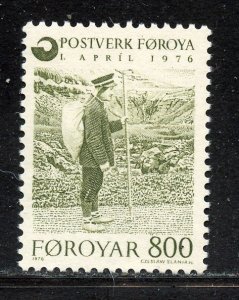 Faroe Island # 23, Mint Never Hinge.