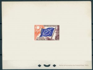 FRANCE, EUROPE COUNCEL LUXURY PROOFS 1958-59