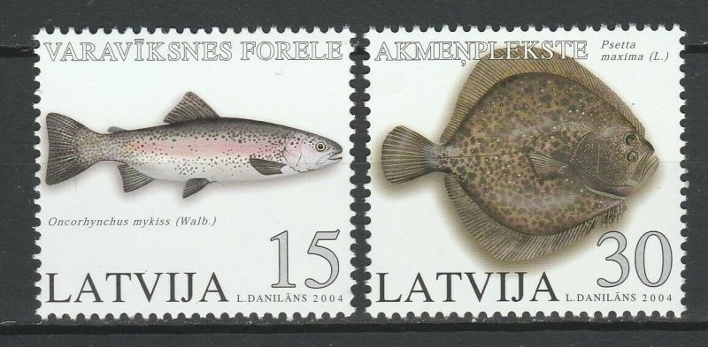 Latvia 2004 Fauna Fish 2 MNH stamps