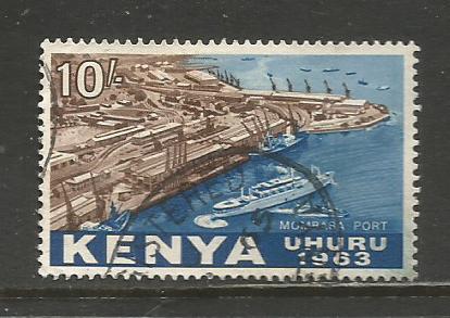 Kenya   #13  Used  (1963)  c.v. $3.00