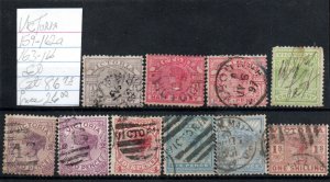 Victoria 159-162a, 163-166 Set Used