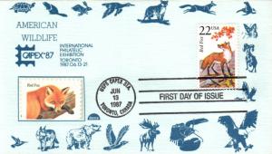 #2335 Red Fox Dome FDC