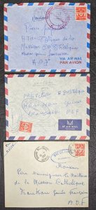 23 1950s French military covers Africa [y84]