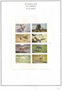 SCOTLAND - EYNHALLOW - 1977 - Animals - Imperf 8v Sheet - MLH