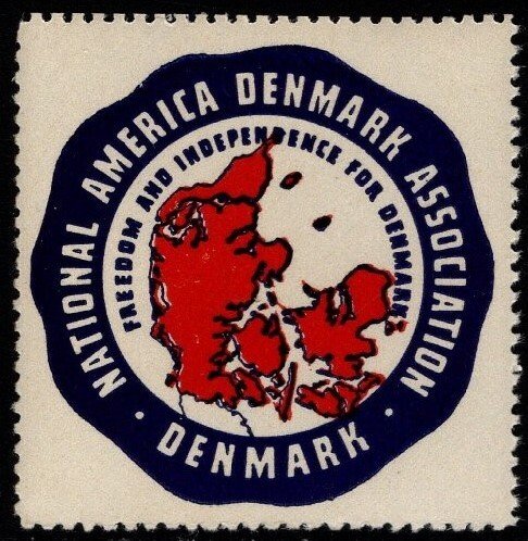 1940's US Cinderella National America Denmark Association MNH