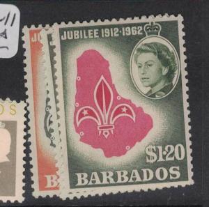 Barbados SG 309-11 MNH (9dsh) 