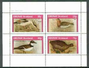 Grunay 1982 Birds #06 (Avocet, Ruff, Plover & Coot) p...