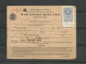 WAR RATION BOOK TWO