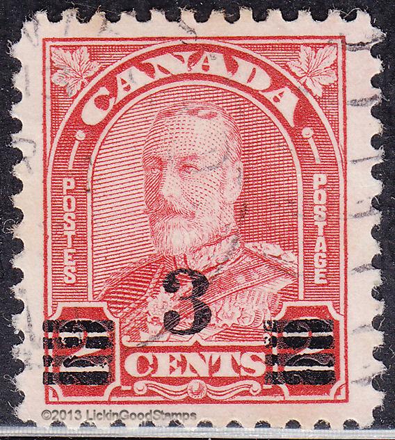 Canada 191 King George V Admiral Provisional 1932