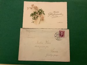 Czechoslovakia 1926 Stamp Cover with Greetings Card  Included R50508