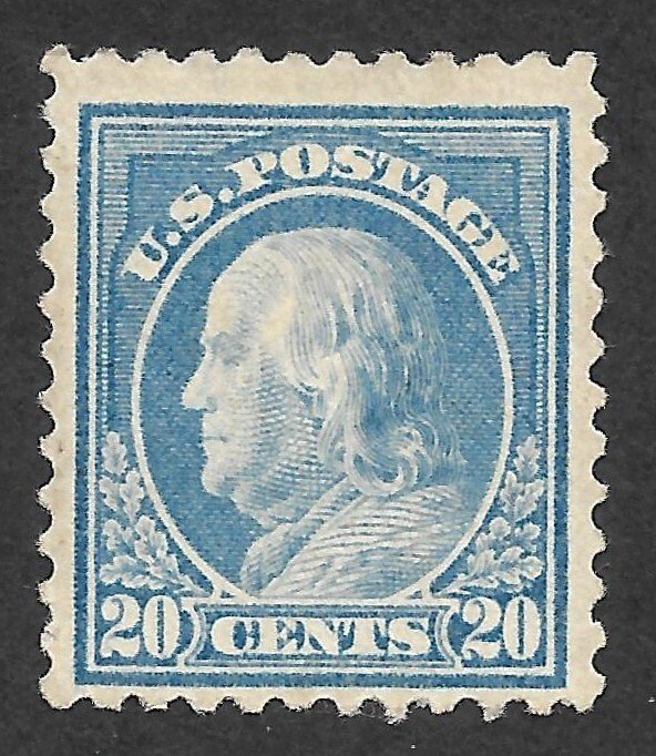 Doyle's_Stamps: MH 1917 Franklin 20c, Scott #515*