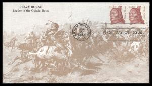 #1855 Crazy Horse KMC FDC