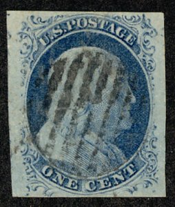 MALACK 9 SUPERB, wide stamp, fresh color, nice and select! b3162