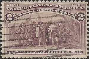 # 231 BROWN VIOLET USED LANDING OF COLUMBUS SCV-0.30