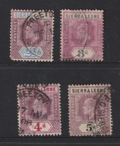 Sierra Leone x 4 used Edwards