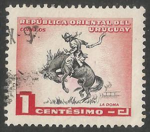 URUGUAY 606 VFU HORSE I015-5