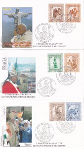 1998 - VATICAN - Scott #1089-1094 - FDC