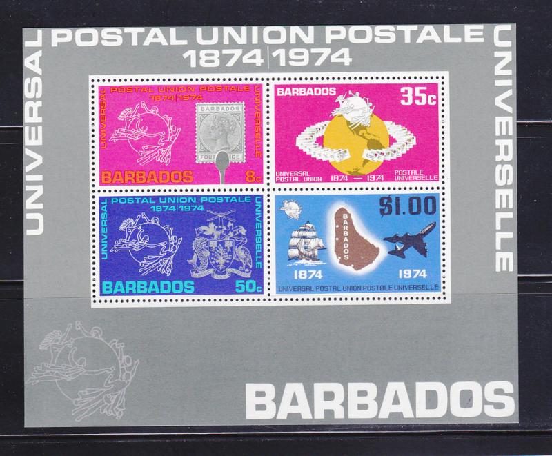 Barbados 415a Set MNH UPU (A)