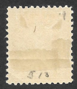 Doyle's_Stamps: MH 1919 Apple Green Franklin 13c, Scott #513*