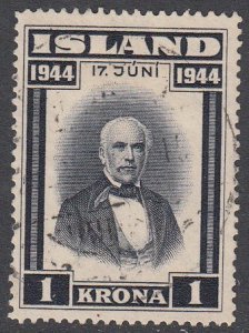 Iceland 243 Used CV $1.00