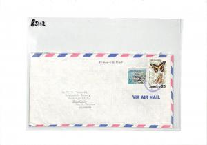 BS112 Jamaica Malvern Airmail Cover PTS