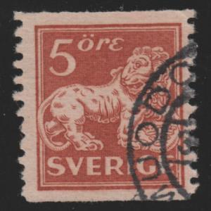 Sweden 117 Heraldic Lion 1921