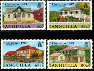 ANGUILLA SG825/8 1989 CHRISTMAS MNH