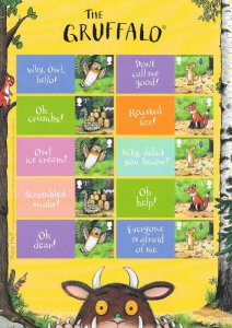 LS117 GB 2019 The Gruffalo Smiler sheet UNMOUNTED MINT