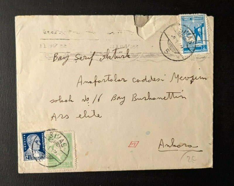 1941 Swas Turkey Cover to Ankara Turkey