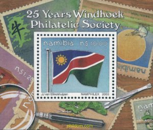 133324 MNH NAMIBIA 2003 25 ANIVERSARIO DE LA SOCIEDAD FILATELICA