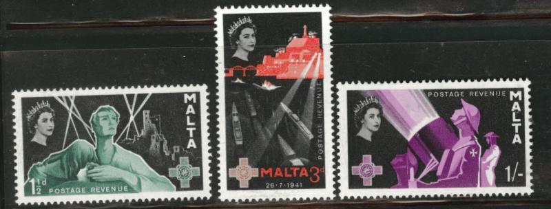 MALTA  Scott 269-71 MH* set