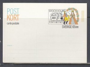 Sweden FDC - 1972 65 ore Postal Card