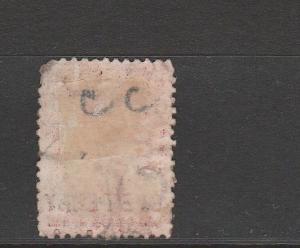 St helena 1864/80 Wmk CC 1d Opt Type A Mint see notes