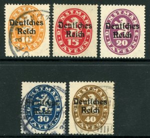 Germany States 1920 Bavaria Official Collection VFU G519