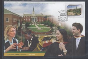 Canada #S85  (2010 St. Thomas Uni ) Canada Post Special Event Cover CV $6.00