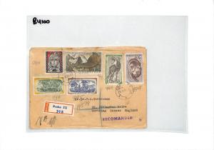 Czechoslovakia Cover *POSTOVNI URAD PRAHA 32* Prague CENSOR LABEL Air Mail BU100