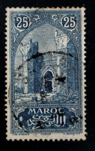 French Morocco Scott 62 Used City Gate at Chella n