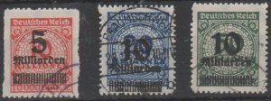 Mi:  334B/336B; used :1923  Cat € 530.00