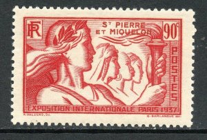 Saint Pierre and Miquelon # 169, Mint Hinge